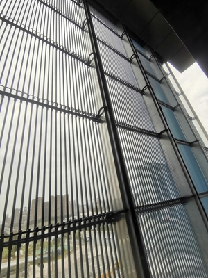 Waterproof Grid Outdoor Advertising LED Screen For Glass Window Building